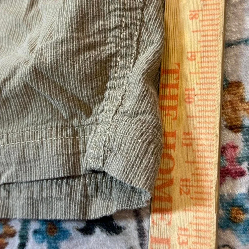 Arizona Khaki Brown Corduroy Cargo Shorts Mens 36 Y2K Cotton Utility Utility